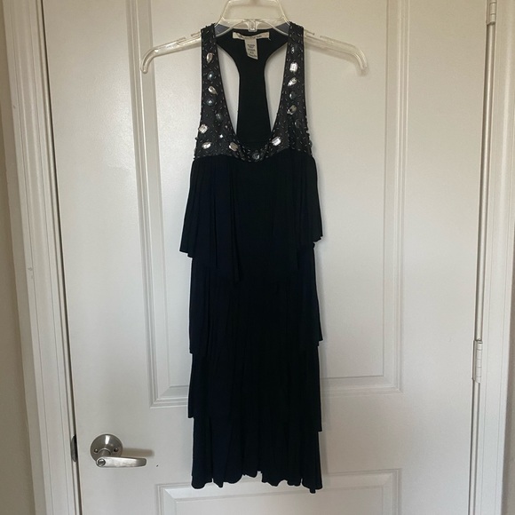 American Rag Dresses & Skirts - American Rag Black Tiered Embellished Dress